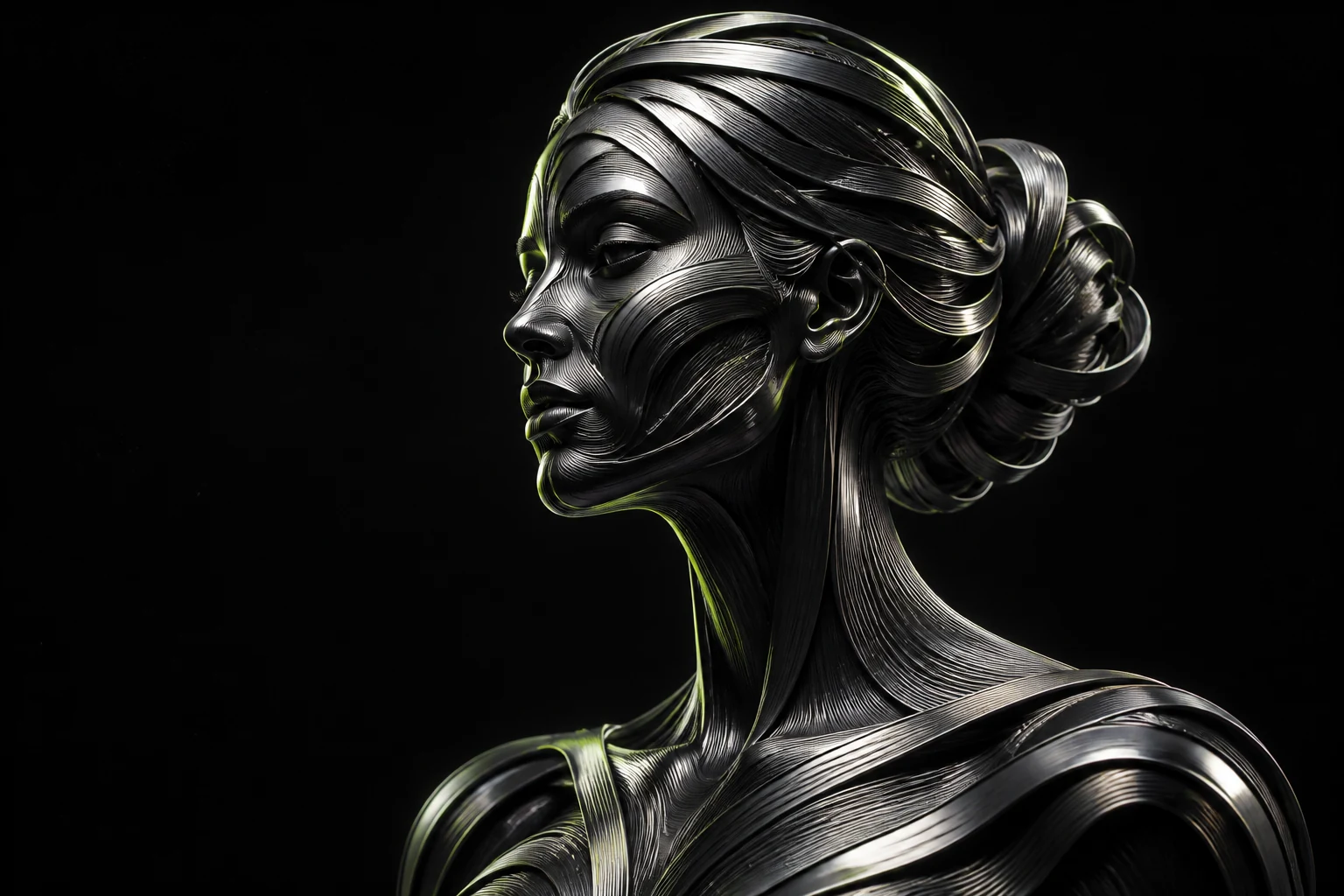 Klaudija’s sculpted portrait