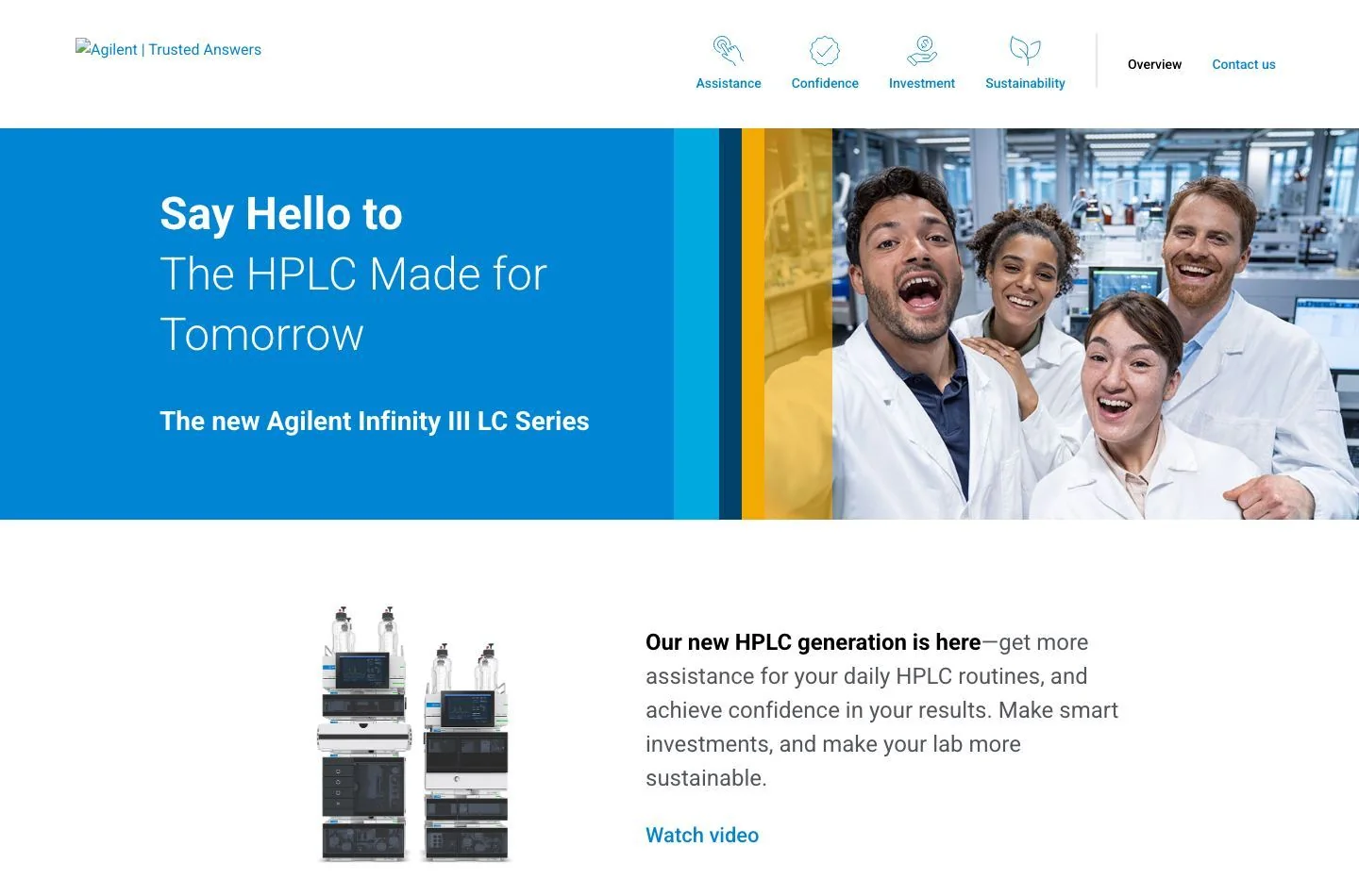 HPLC Made for Tomorrow captured project preview