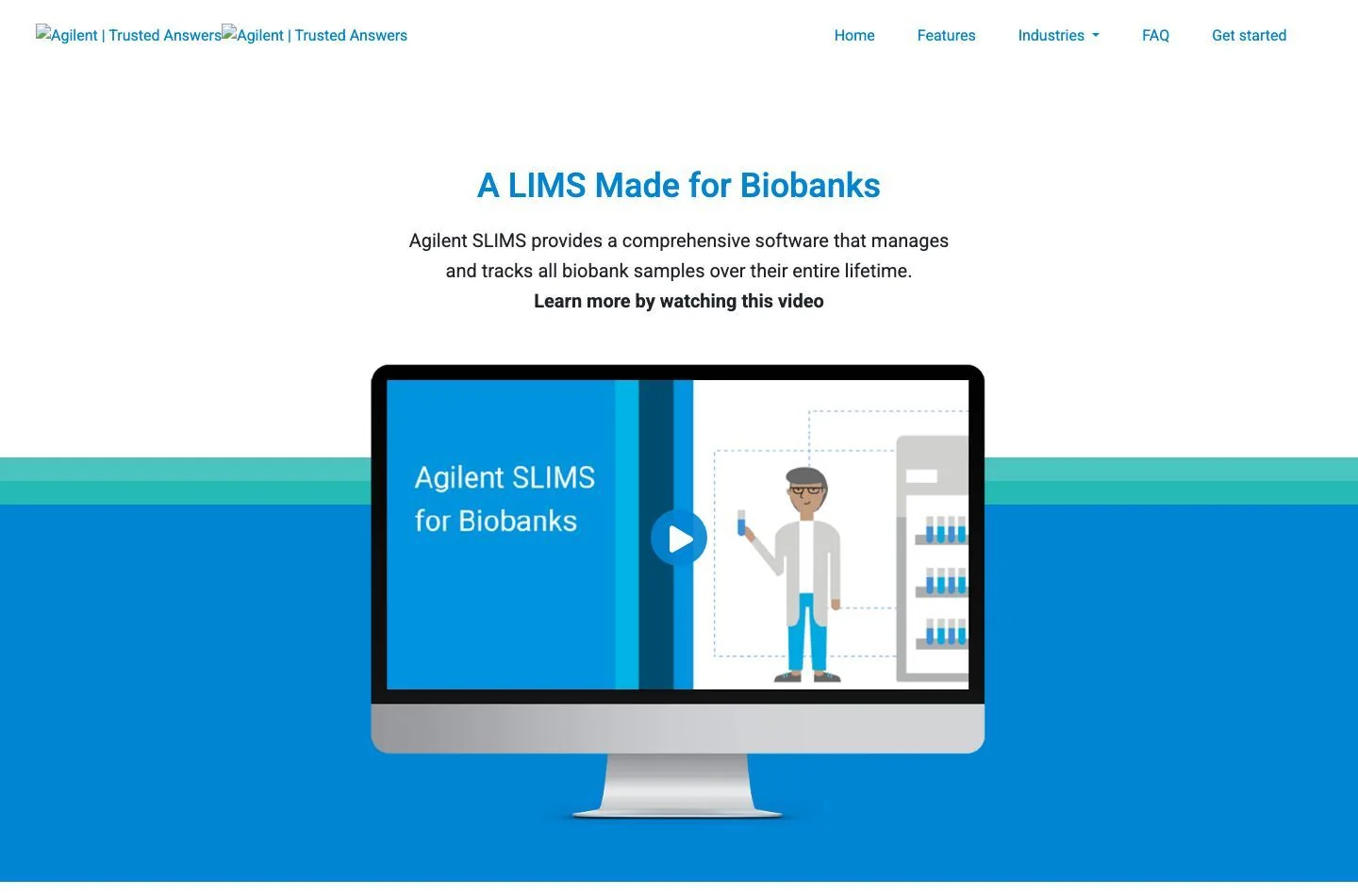SLIMS for Biobanks captured project preview