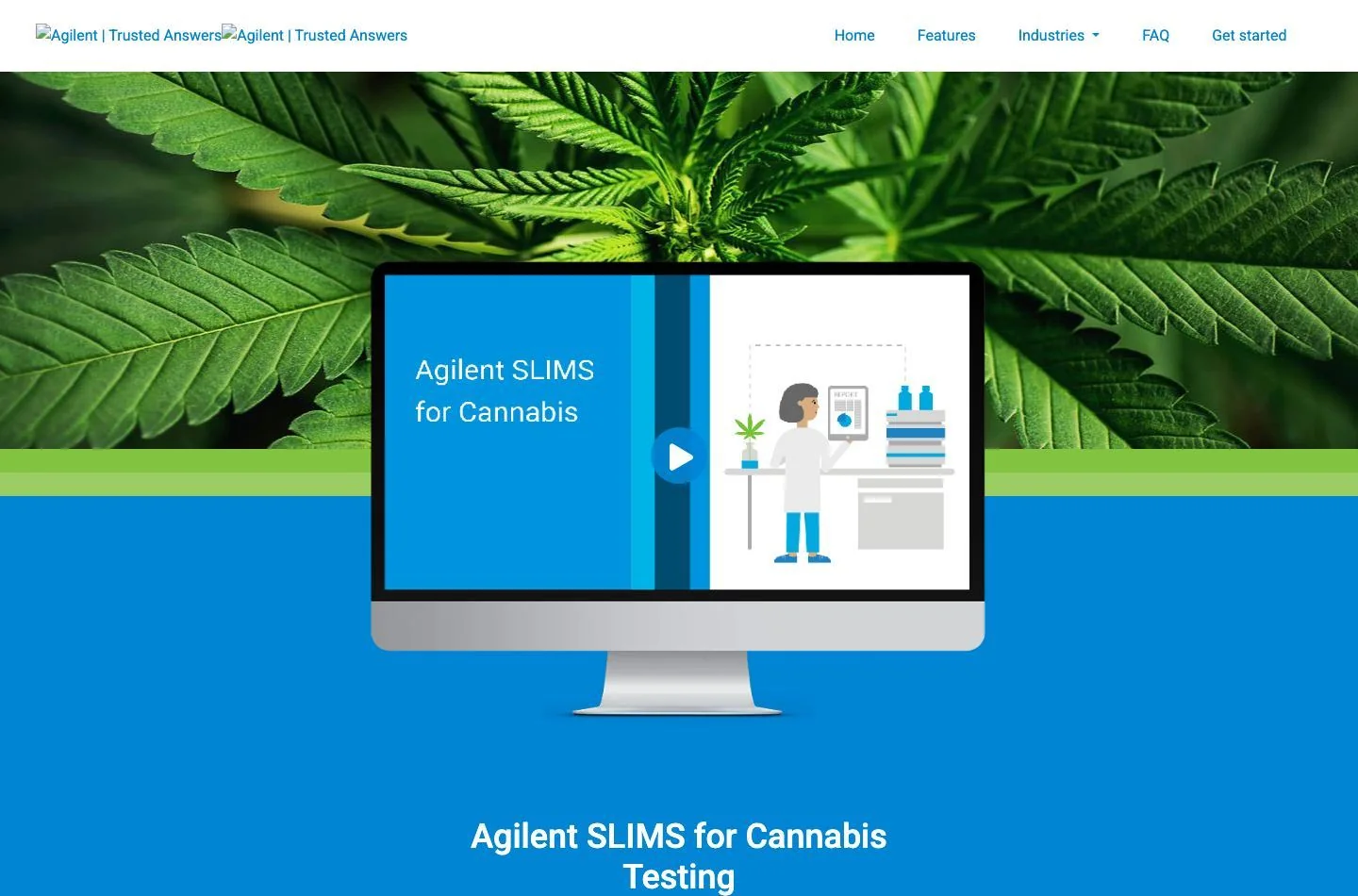 SLIMS for Cannabis Testing captured project preview
